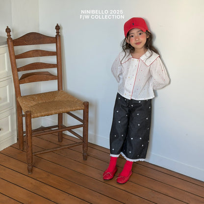 ninibello heart cookie denim pants (80-130cm)