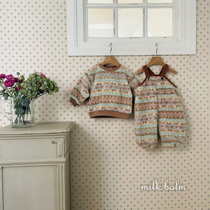 milkbalm cotton candy overalls (3-18m)