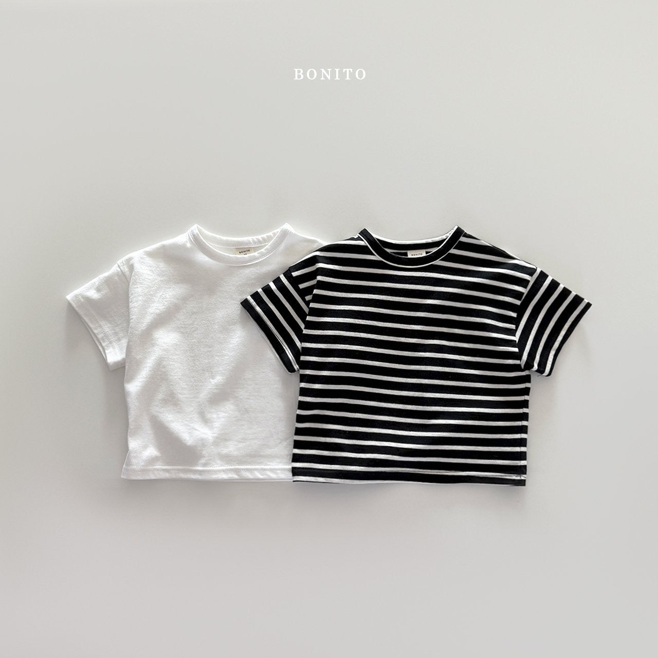 bonito 1+1 short sleeve t-shirt(70-140cm)