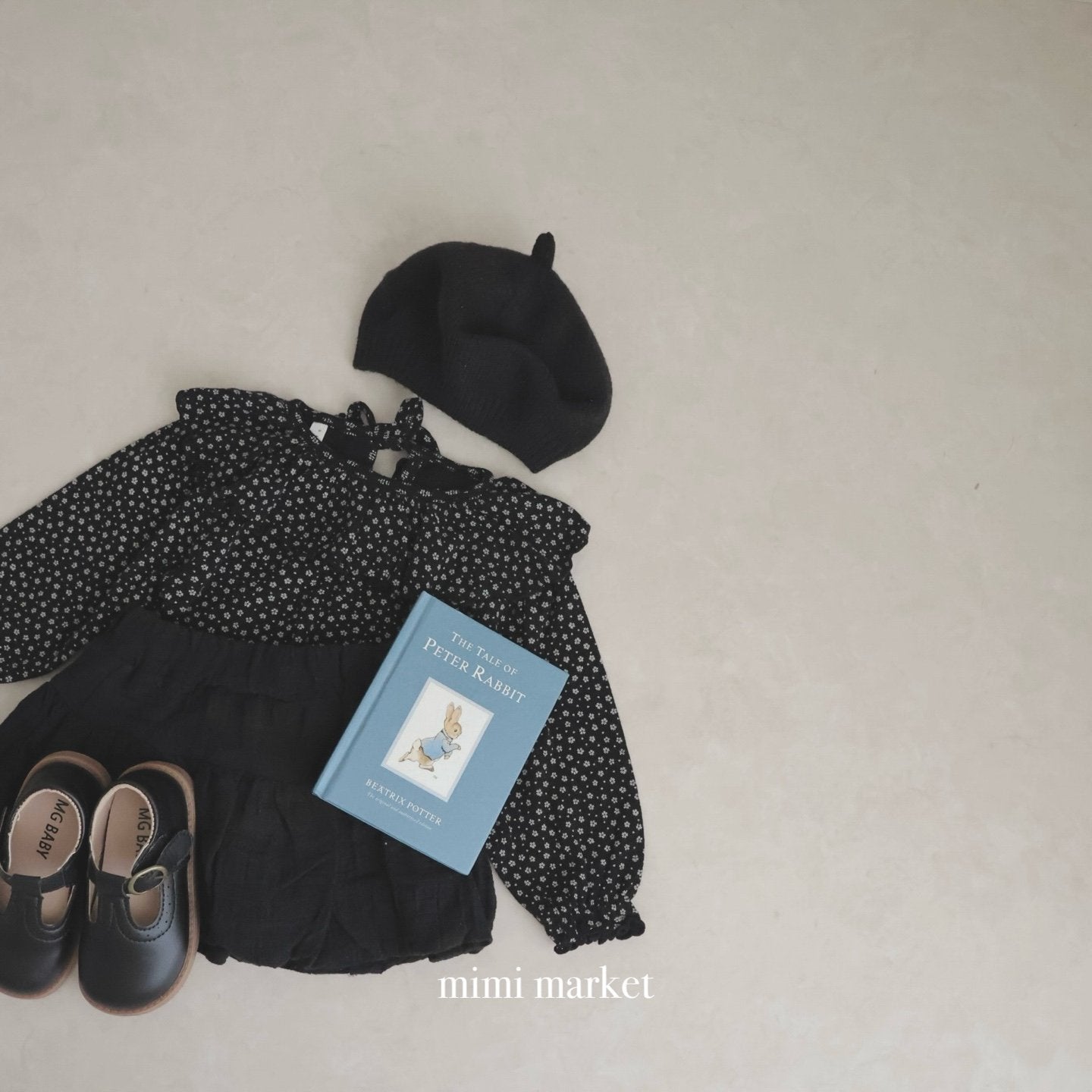 mimi market dia fril collar tee (75-90cm)