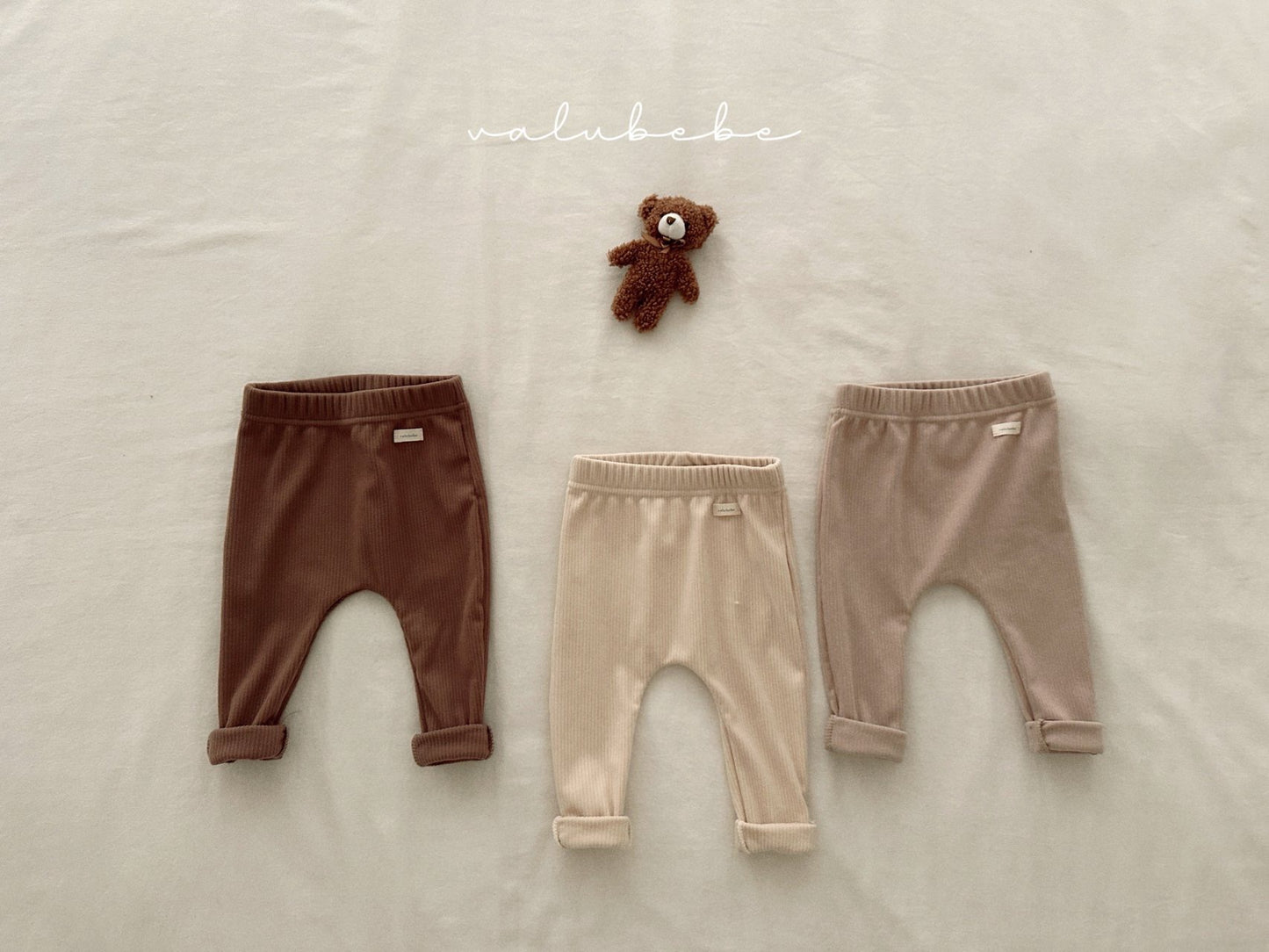 valubebe basic rib leggings (3-18m)