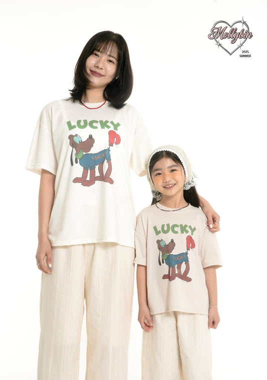 Mollybin essential lucky ts(kids.Jr.mom)