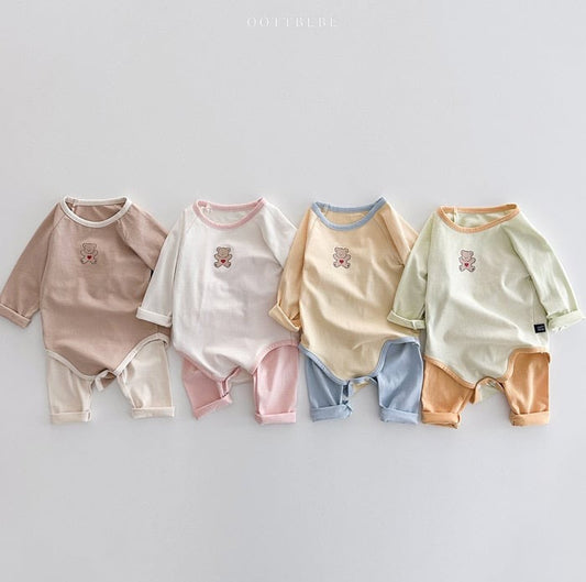 oottbebe sweet modal suit+leggings set(3-12m)