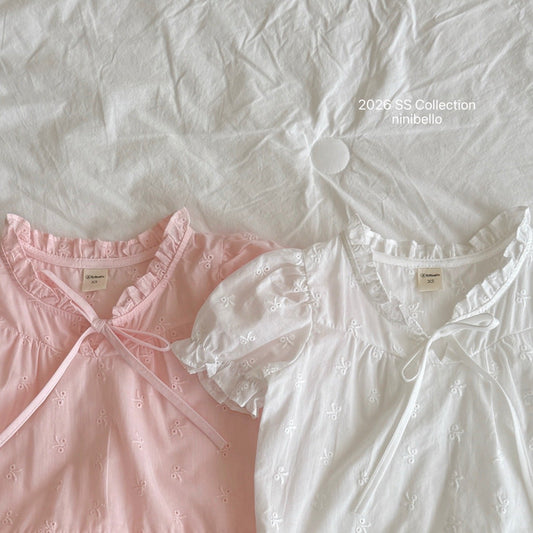 ninibello rosie embroidered blouse (80-130cm)