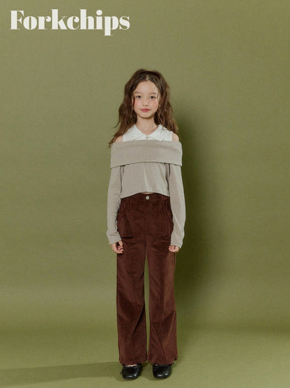 FORKCHIPS muffin flare pants (95-160cm)