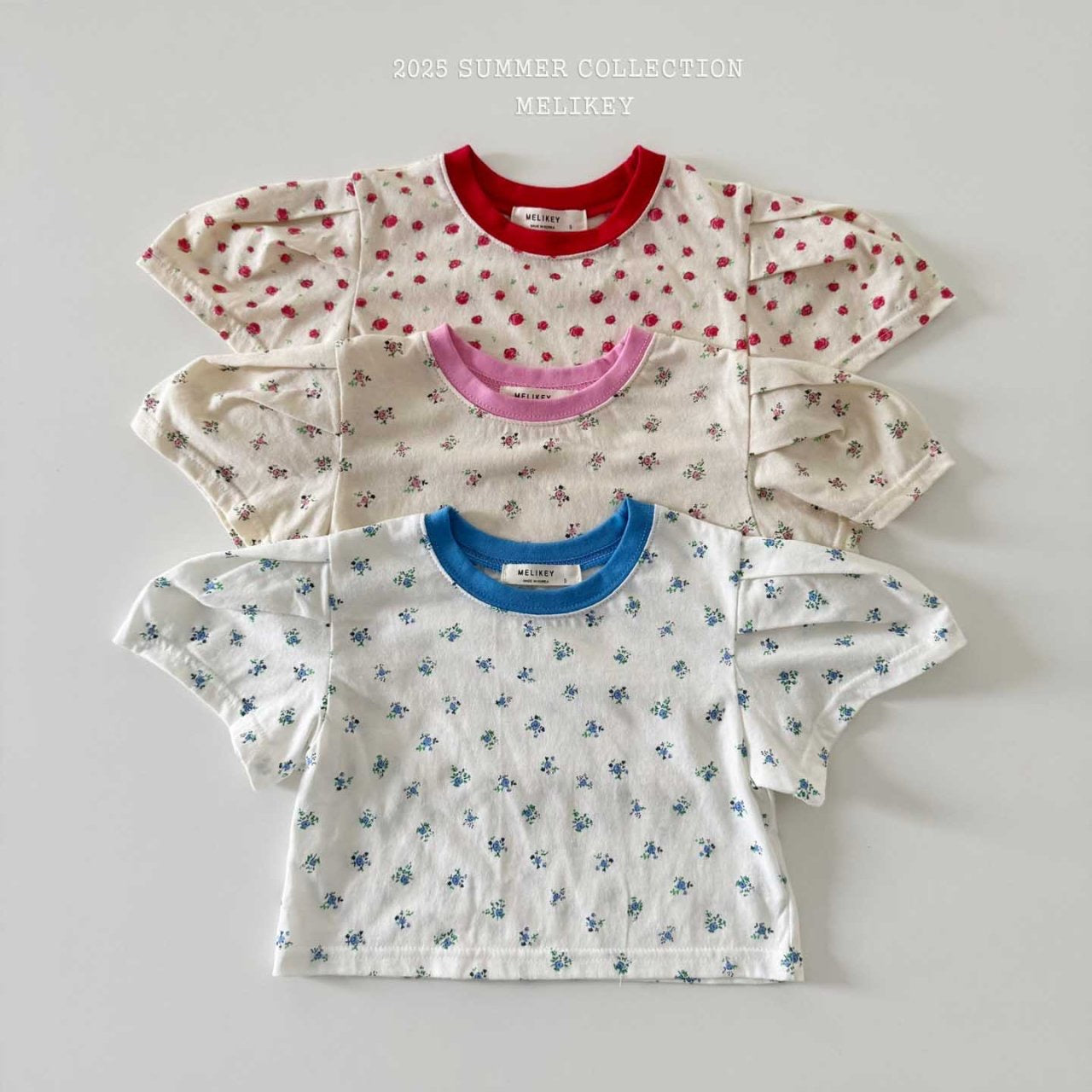 melikey flower color puff t (80-140cm)