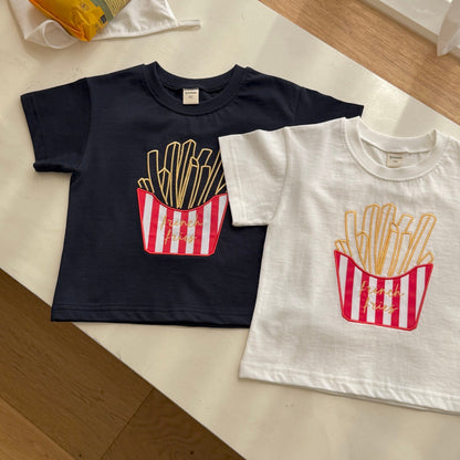 ninibello french fries short sleeve t-shirt (80-130cm)