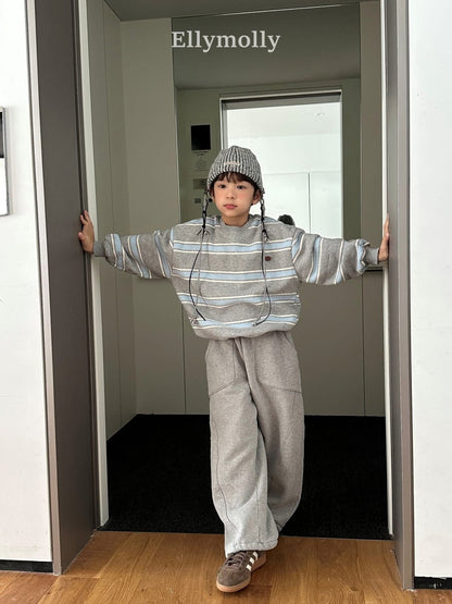 EllyMolly 夾心條紋上衣 (90-160cm)