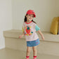 Orangemom hello草莓tee (95-140cm)