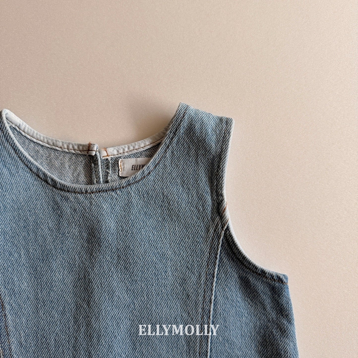 ELLYMOLLY denim little pocket ops (90-145cm)