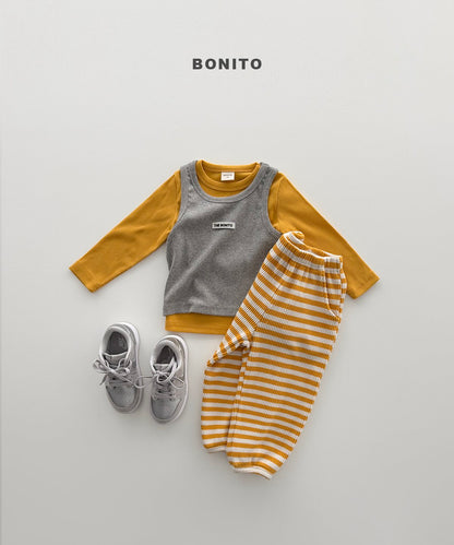bonito waffle style jogger pant (~80-140cm)