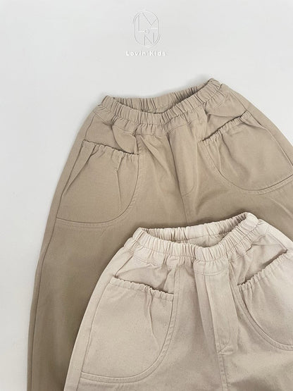 lovin latte pocket pants (80-125cm)