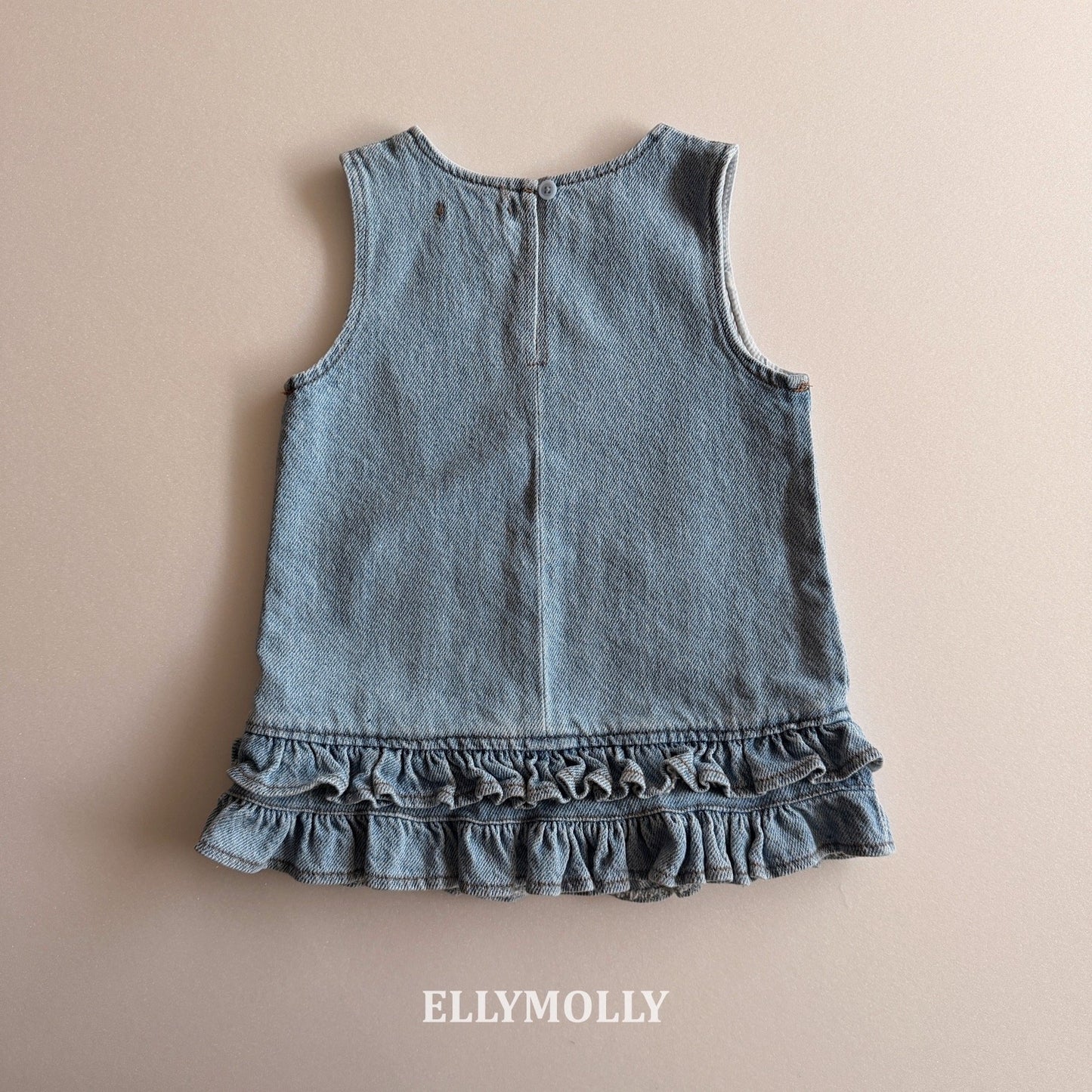 ELLYMOLLY denim little pocket ops (90-145cm)