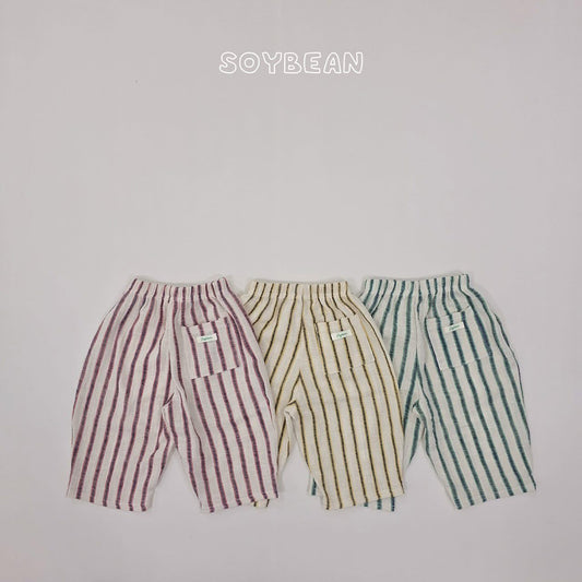 Soybean 直條紋休閑長褲 (75-118cm)