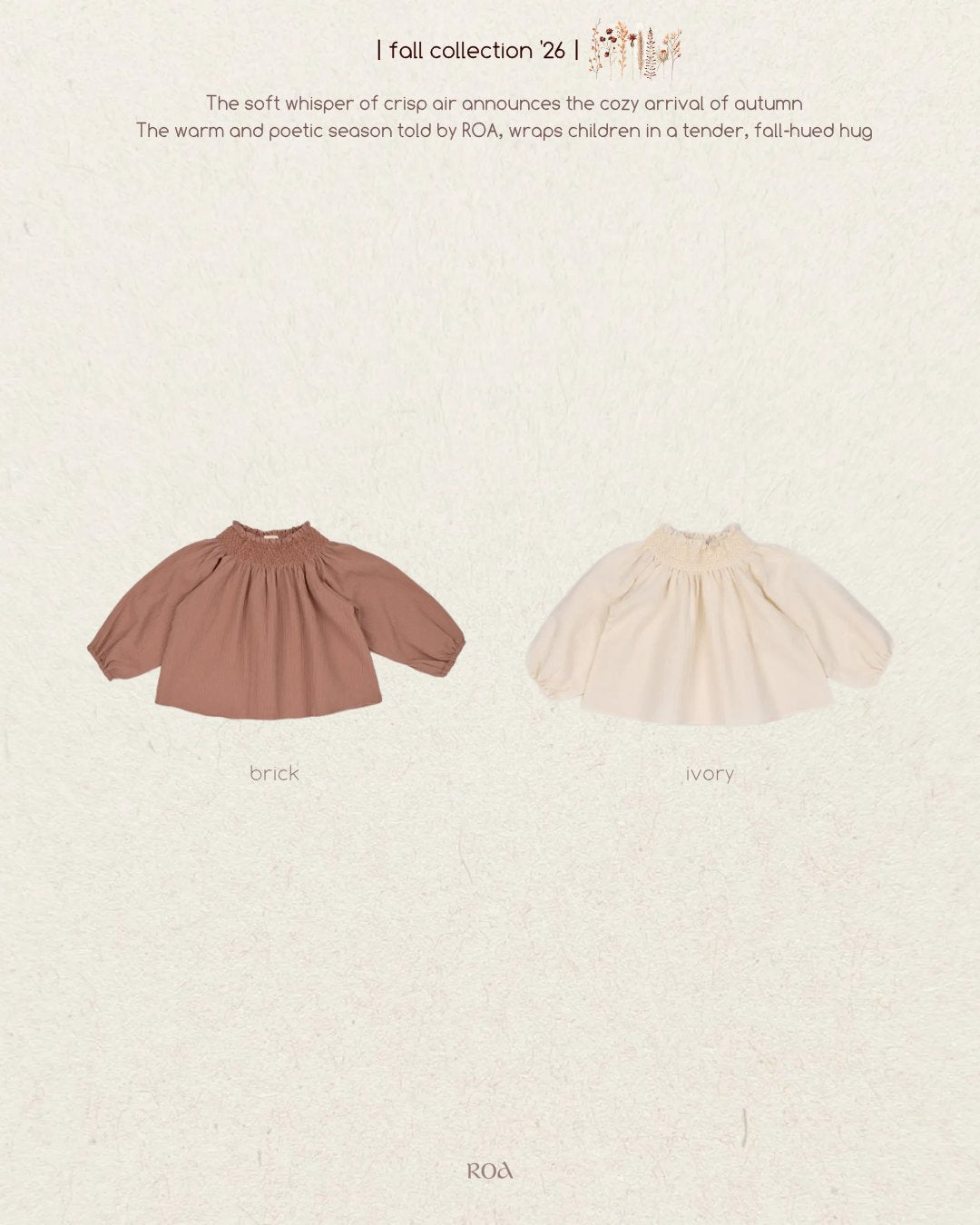 Roa rumiel blouse (80-120cm)