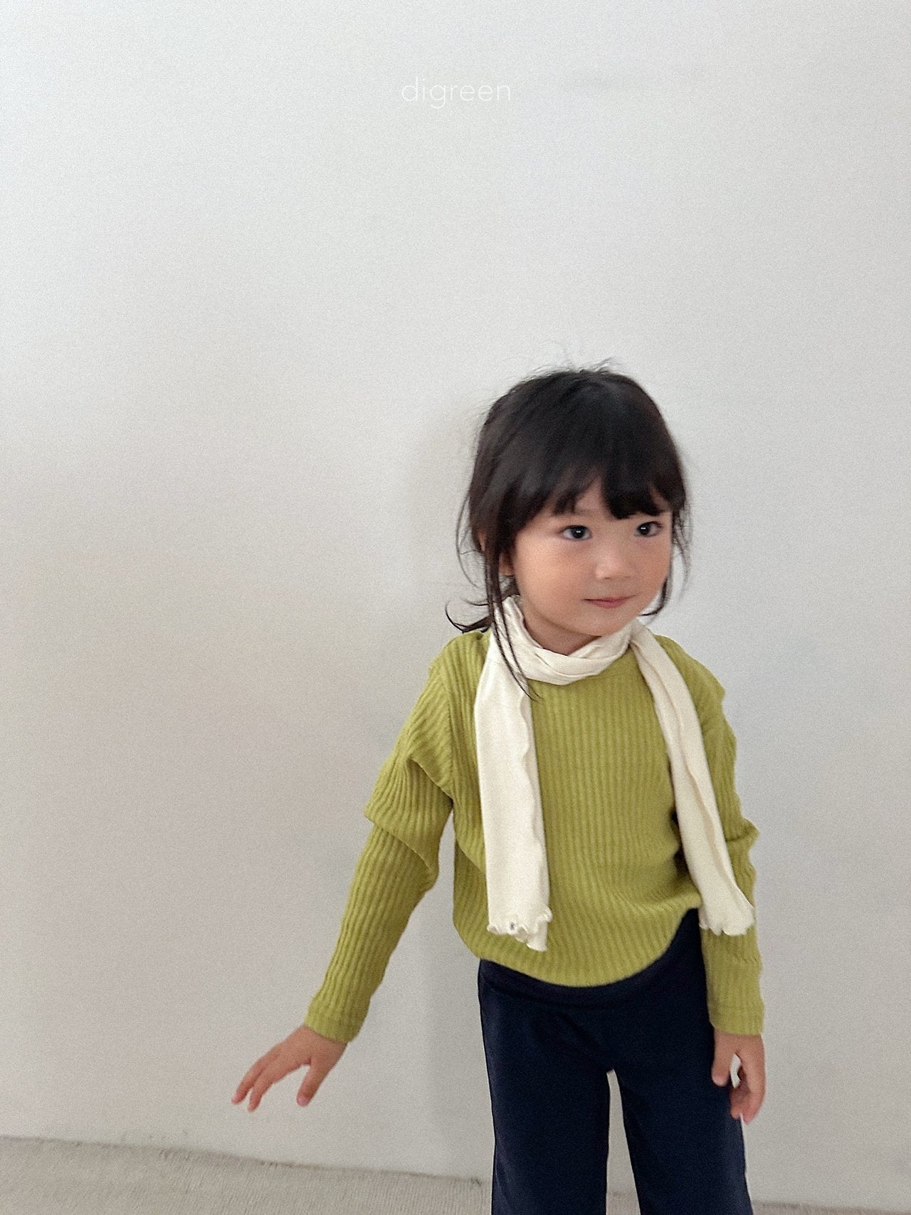 digreen bella rib tee (85-130cm)