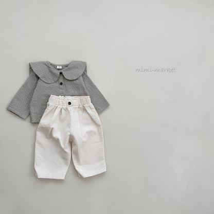 mimi market check sailor blouse (bebe70-85cm)