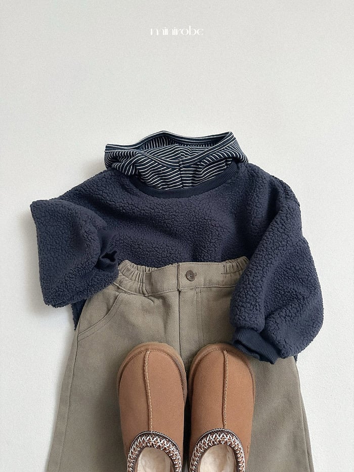 minirobe sherpa hoodie (75-110cm)