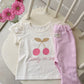 Aosta cherry puff t (70-110cm)