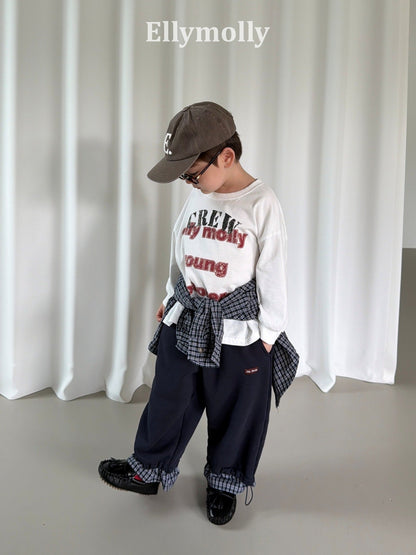 ELLYMOLLY hershey color block pants (90-145cm)