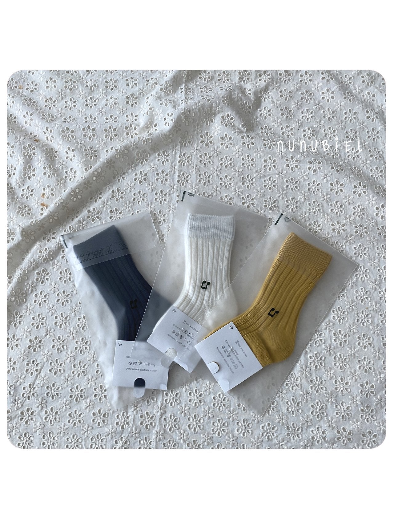 nunubiel long rib socks (~10-20cm)
