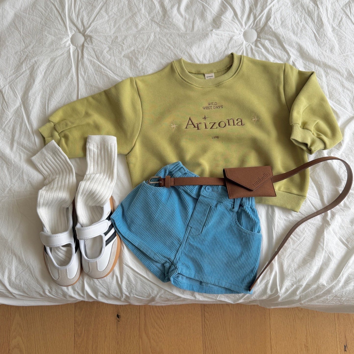 ninibello suede belt bag