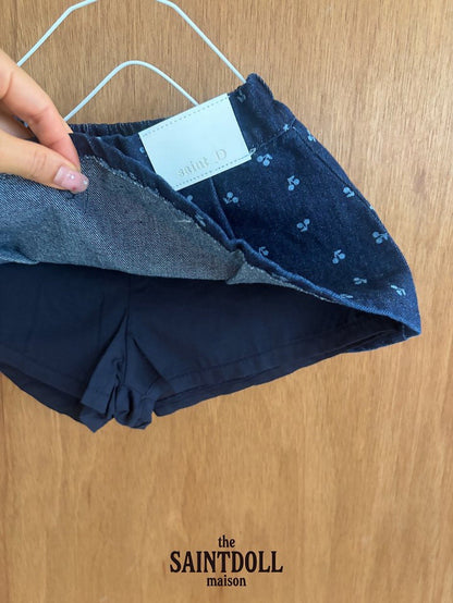 saintdoll cherry jean skirt (90-150cm)