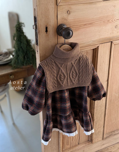 Aosta knit neck warmer