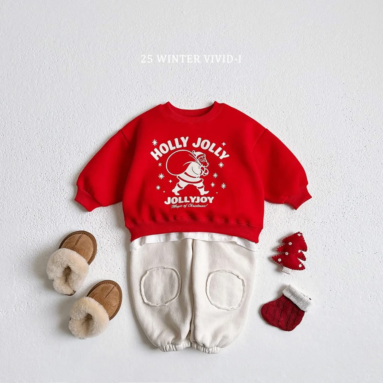 Vivid 暖暖補丁縮口褲 (75-135cm)