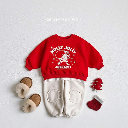 Vivid 暖暖補丁縮口褲 (75-135cm)