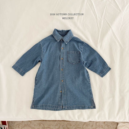 melikey denim shirt ops (~80-140cm)