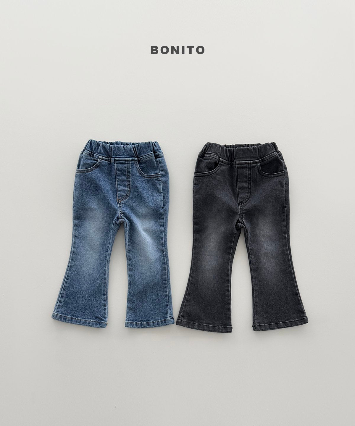 bonito bootcut stretch denim pants (~80-140cm)