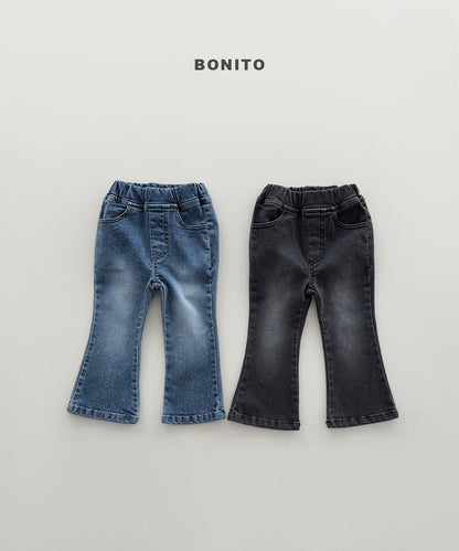 bonito bootcut stretch denim pants (~80-140cm)