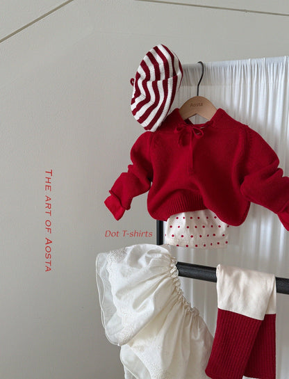 Aosta dot raglan t (~70-115cm)