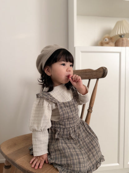 mimi market check frill suspender ops (75-90cm)