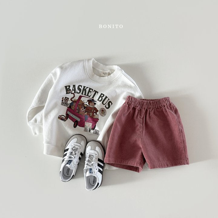 Bonito bear&friends sweatshirt (12m-120cm)