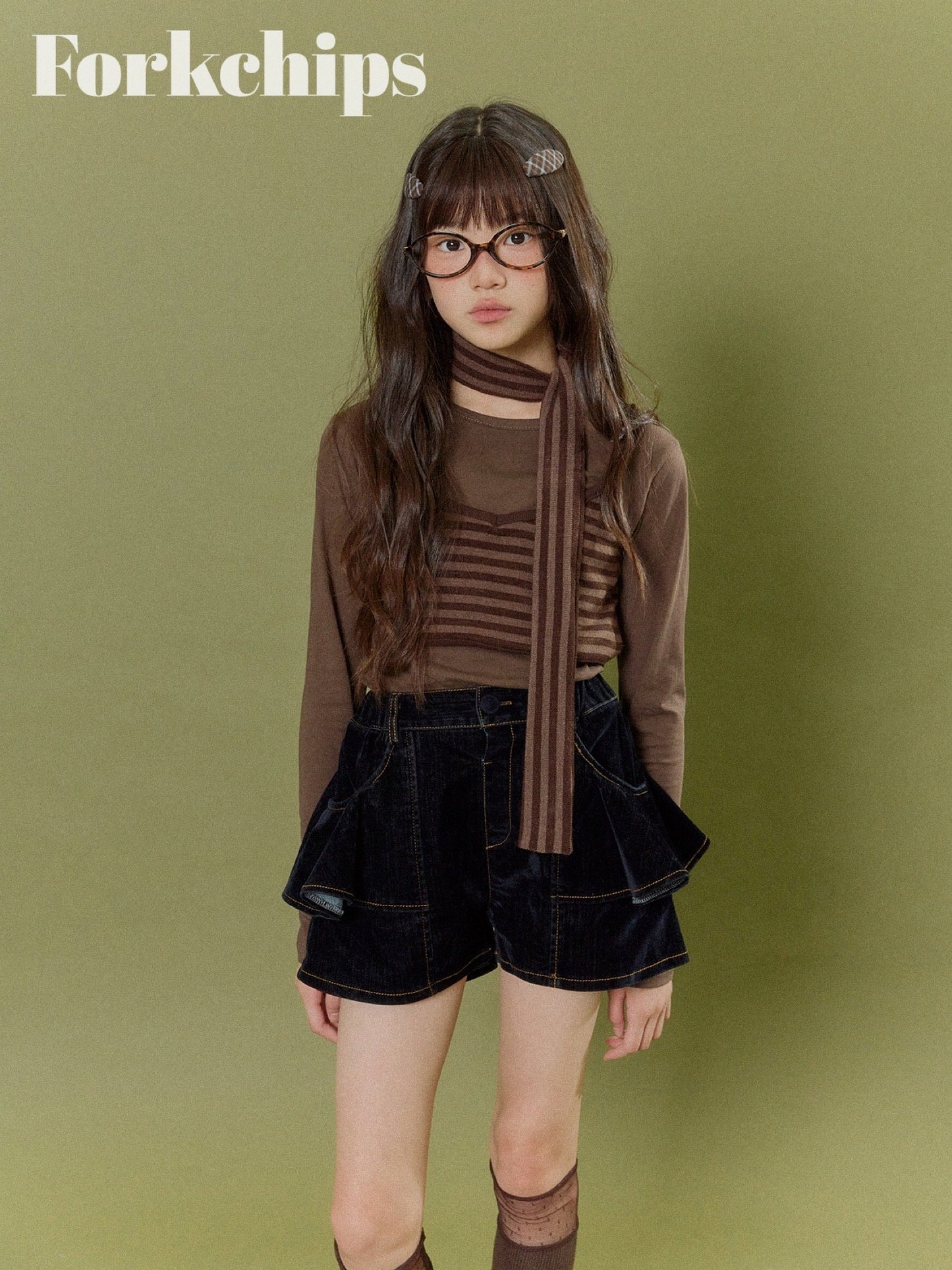 FORKCHIPS silk t-shirt (95-160cm)