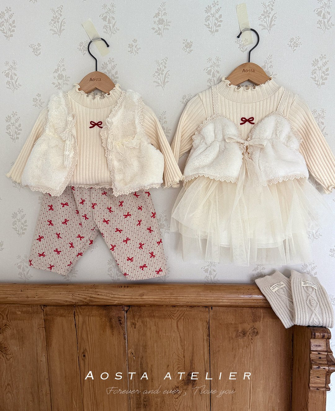 Aosta fur open bustier