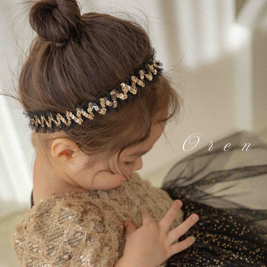 OREN black swan spangle hairband