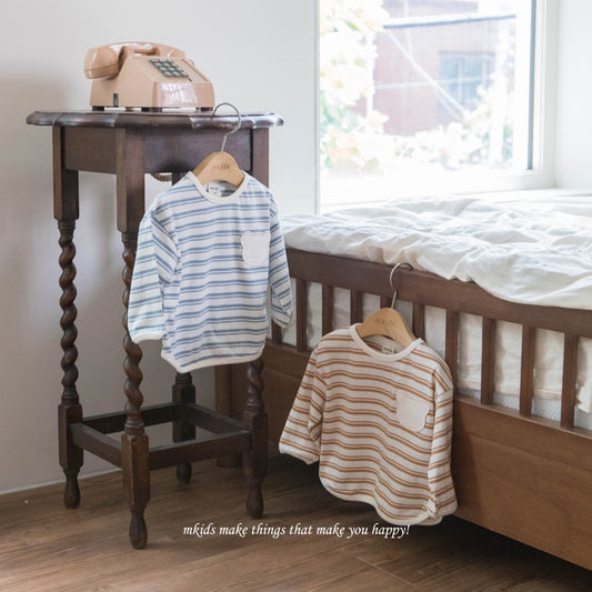 mkids bear border tee (65-115cm)