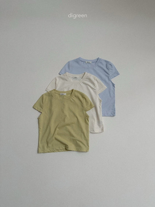 Digreen 素色短袖Tee (85-130cm)
