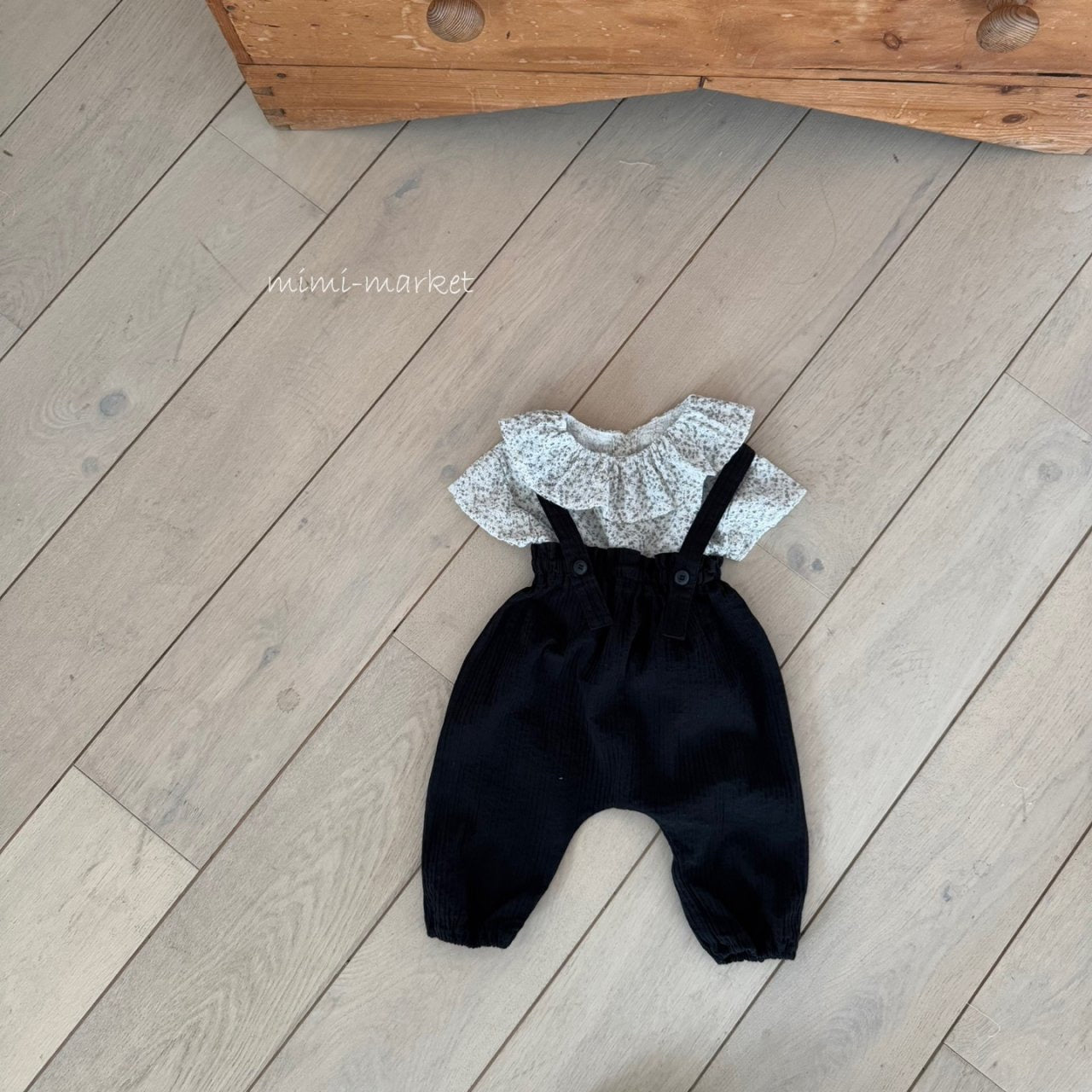 mimi market eddy suspender pants (70-85cm)