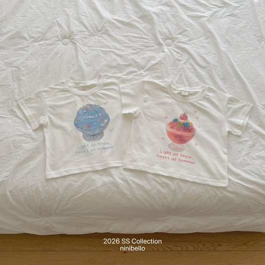 ninibello summer bingsu tee (80-130cm)