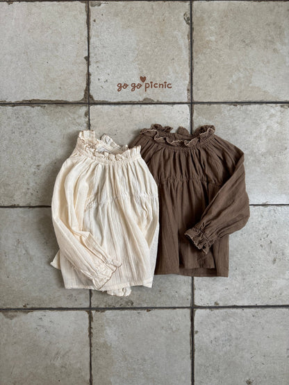 go go picnic lena blouse (70-120cm)