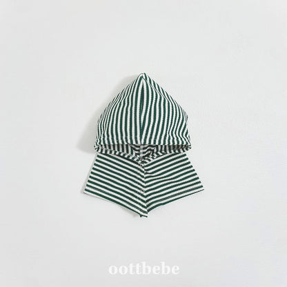 Oottbebe 條紋連帽頸圍