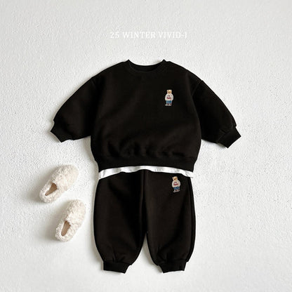 Vivid 熊熊刺繡套裝 (75-135cm)