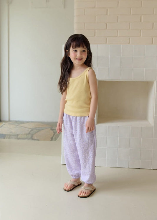Dailybebe 花花涼感縮口長褲 (75-140cm)