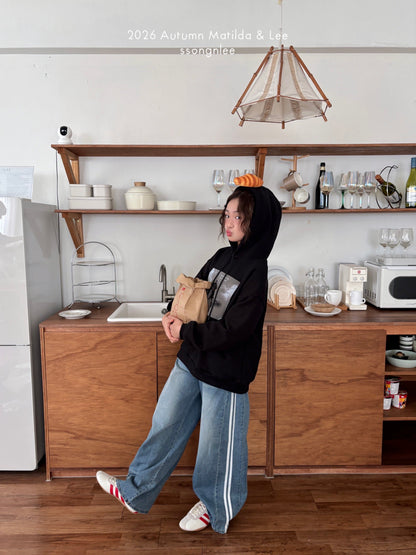 matilda&lee track denim pants (85-165cm)