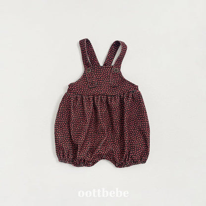 oottbebe bloom suspender suit(3-12m)