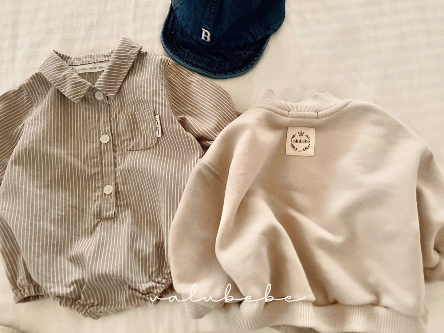 valubebe stripe shirt suit (6-18m)